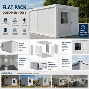 Casa Container Prefabbricata di Alta Qualità per Uso Magazzino, Design Traspirante - Product Image 4