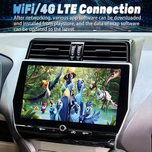 Radio para Auto Navirider de 11.6 Pulgadas, Reproductor Multimedia QLED para Toyota Prado 2010-2022, AHD, Carplay, BT, Android 13, GPS, Navegador, Estéreo - Product Image 2