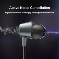 Écouteurs filaires de qualité sonore HIFI originale, écouteurs à réduction de bruit active avec connecteur TYPE-C, écouteurs musicaux mains libres