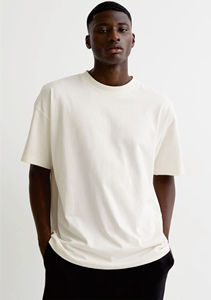 100% Cotton Quá Khổ Đồ Họa Tùy Chỉnh Áo Thun Cho Nam Giới Thăng Hoa Logo In Heavyweight Trống Đồng Bằng Dệt Kim Đồng Phục - Product Image 3