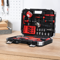 Juego de Herramientas para el Hogar MAXPOWER de 45 Piezas, Juego de Destornilladores de Precisión para Reparación Electrónica, Probador de Voltaje, Martillo, Alicates, Kit de Bricolaje