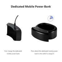 Traqueur GPS 4G Anti-Sabotage d'Usine, Moniteur de Cheville GPS à Longue Autonomie, Bracelet de Cheville pour Détenus et Criminels