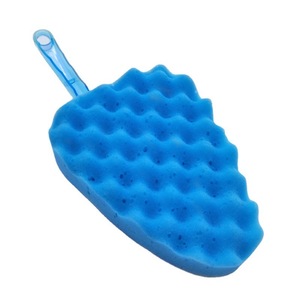 Car Wash <b>Sponge</b> Brush 35cm Long With <b>Handle</b> For Vehicle Cleaning Blue Color - Product Image 4