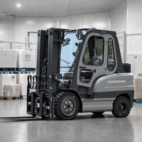 Forklift Listrik 3 Ton Berkualitas Tinggi dari Cina untuk Dijual, Baterai Lithium, Bersertifikasi CE ISO, Tinggi Angkat 3m, Angkat Tinggi 60V, Forklift Elektrik untuk Gudang
