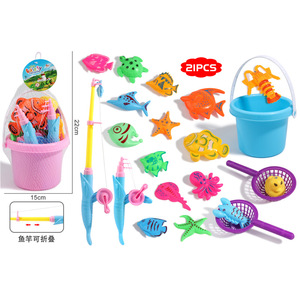Set Giocattolo da <span class=keywords><strong>Pesca</strong></span> per <span class=keywords><strong>Bambini</strong></span> con Cartoni Animati, Kit da Piscina in Plastica, <span class=keywords><strong>Gioco</strong></span> d'Acqua Familiare con Canna da <span class=keywords><strong>Pesca</strong></span>, <span class=keywords><strong>Gioco</strong></span> Interattivo Genitore-Figlio Unisex - Product Image 2