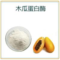 Extrait de papaye en poudre, enzyme papaïne, qualité alimentaire, protéase 100000U/g, CAS 9001-73-4, fourni par l'usine