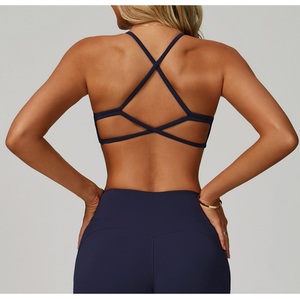 Sujetador deportivo sin costuras, orgánico, de tela tipo toalla, de secado rápido, con diseño de piel cosida, para atletismo, hecho en China - Product Image 1