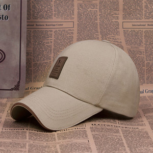 Baseball <b>Cap</b> <b>Navy</b> <b>Blue</b> Cotton Duckbill Sun Hat For Men With Logo Patch - Product Image 3
