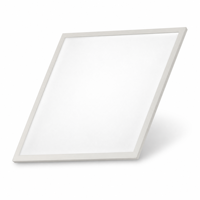 Plafonnier LED carré ultra-plat blanc, luminaire de surface pour bureau et maison