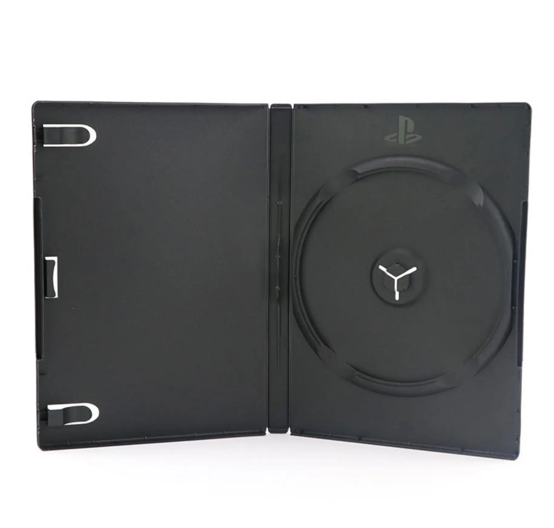 Replacement for Playstation 2 Video Game Accessories Black Color PS2 Game Cases With PS2 Logo