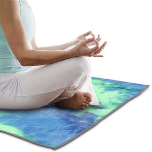 Serviette de yoga antidérapante en microfibre super absorbante avec poche personnalisée pour enfants, utilisable toutes saisons - Product Image 4
