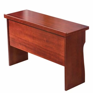 Ensemble table et chaises de conférence Zhuo Mu Anbang 1,2 m en placage de bois massif, mobilier de salle de réunion - Product Image 5