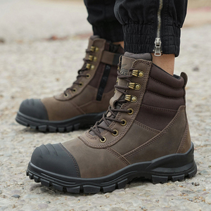 <span class=keywords><strong>Chaussures</strong></span> de sécurité d'hiver à embout et semelle en acier, antidérapantes, anti-perforation, robustes, montantes pour hommes – <span class=keywords><strong>Vente</strong></span> chaude directe usine - Product Image 1
