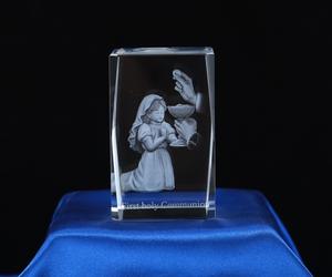 Jadevertu Factory Shipping Grand cube de verre en <span class=keywords><strong>cristal</strong></span> de gravure laser 3d k9 - Product Image 3