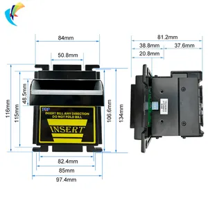 Top Bill Acceptor tp77 tb74 Vending Machine Banknote Reader for Doll Machine