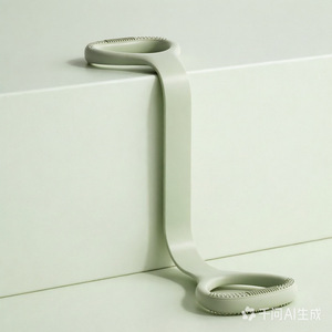 Bande de résistance Caroman Figure Eight, haute élasticité, équipement de fitness en PU pour le yoga et le remodelage corporel - Product Image 2