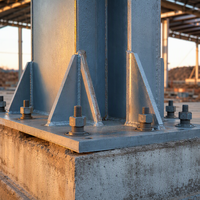 Almacén de Estructura de Acero Prefabricada de Diseño Industrial Moderno, Totalmente Personalizable, Garantía de 5 Años, Resistencia al Viento de 121+ mph