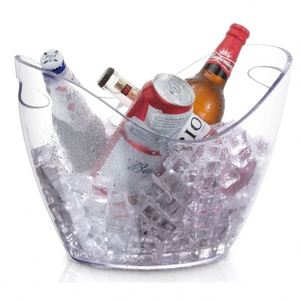 Seau à glace personnalisé AI-MICH avec logo, présentoir de bouteilles écologique avec service VIP pour les événements de discothèque, bar, lounge et fêtes - Product Image 1