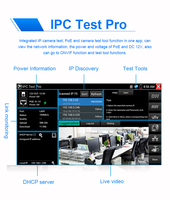 Testeur de caméra analogique 8K IP/CVBS AHD CVI TVI avec écran 7 pouces, multifonction tout-en-un, SDI HD MI VGA TDR 4K 8MP, testeur CCTV