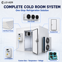 Chambre froide de boucherie pour le stockage de viande réfrigérée et congelée avec système de réfrigération intégré et assistance au projet