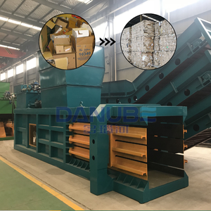 Empacadora de cartón horizontal grande completamente automática Empacadora de cartón horizontal con correa de transporte - Product Image 1