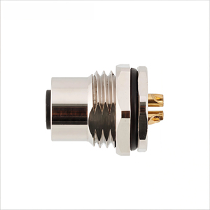 Hoogspannings <span class=keywords><strong>2</strong></span> <span class=keywords><strong>3</strong></span> 4-pins <span class=keywords><strong>2</strong></span> Plus PE <span class=keywords><strong>3</strong></span> Plus PE messing metaal IP67 waterdichte S-gecodeerde M12 voedingsconnector - Product Image 3