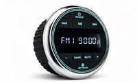 Nouveau système audio SIMSHAM étanche pour moto et bateau, lecteur MP3 stéréo marin avec récepteur FM/AM automatique pour SPA, UTV, ATV