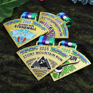 Médaille en métal plaqué personnalisé Prix sportif personnalisé pour <span class=keywords><strong>triathlon</strong></span> course à pied natation cyclisme-4 pièces Puzzle <span class=keywords><strong>combinaison</strong></span> médaille - Product Image 5
