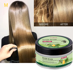 Marque privée UAZAN <span class=keywords><strong>Masque</strong></span> réparateur de cheveux <span class=keywords><strong>Masque</strong></span> capillaire nourrissant naturel pour le <span class=keywords><strong>cuir</strong></span> <span class=keywords><strong>chevelu</strong></span> Anti-crépus Sans sulfate Menthe Romarin - Product Image 1