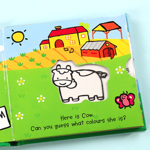 Animali colorati di Forma Quadrata Educativi di Leggere il Libro di Hardcover <span class=keywords><strong>Libri</strong></span> di Storia Per I Bambini - Product Image 1