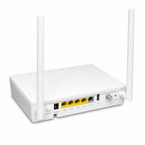 เราเตอร์ไร้สาย Dual Band Wifi6 AX3000 สำหรับบ้าน รองรับไฟเบอร์ ONU  4 พอร์ต LAN 1 พอร์ต USB 2.0 1 พอร์ต RJ11 1 พอร์ต CATV 4 เสาอากาศ สีขาว สำหรับ FTTH Triple - Product Image 2