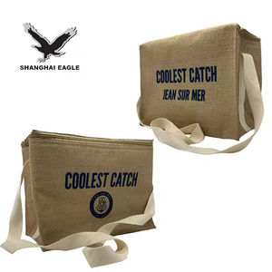 Wholesale Reusable Cotton Canvas Insulated Cooler Picnic Tote Thermal Cooler Bag Custom Logo Letter 24L Capacity Waterproof - Product Image 1