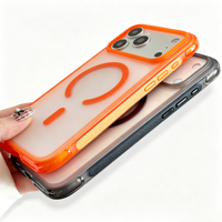 Étui de téléphone magnétique mat pour iPhone 18 Pro Max, coque antichute avec coussin d'air pour iPhone 17 16 15 Pro Max LZ266