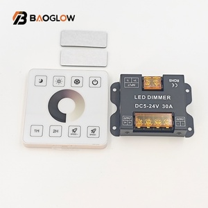 Stock Available Wholesale 8keys Wireless Strip Light Smart <b>Led</b> Light Strip Luminous Touch Cob Smd5050 <b>Controller</b> Remote for 12v - Product Image 1