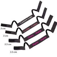 Bande de dentelle personnalisée avec logo, avec support d'oreille, bande de fusion pour perruque, bande élastique en velcro avec ouverture pour les oreilles