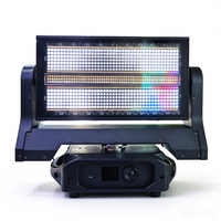 Projecteur Stroboscopique XY Mobile 500W DMX512 RDM RGB Bicolore Lumière Dorée pour DJ, Discothèque, Concert, Spectacle Scénique