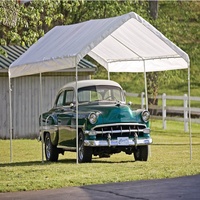 Bollison Garage/Raideau de protection pour voiture enroulable, abri de jardin portable en métal et tissu, tentes automobiles portables en acier et PVC, garage en bâche.