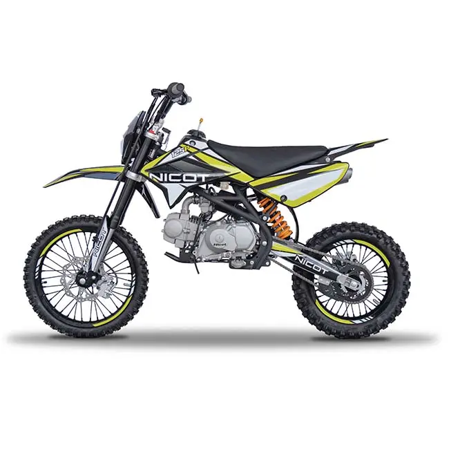 Nicot Dirt Bike 125cc Motocicleta todoterreno de alta velocidad Nuevo Mini Moto Cross 125cc Pit Bike