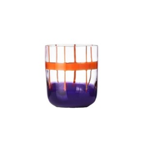 Tumbler Gesti Collection Orange Lilac Glass <b>Drinkware</b> - Product Image 1