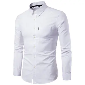 OEM/ODM Formal Shirts Turn-down Collar Solid Color Long Sleeve 2023 New Style Fashionable Shirts