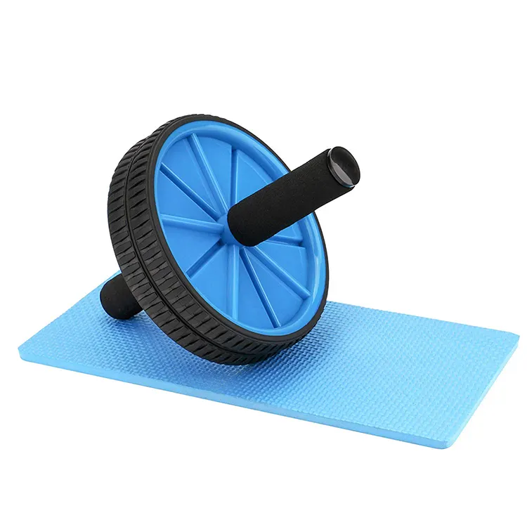 High Quality Home Gym Training Muscle Double Ab Abdominal Exercise Wheel