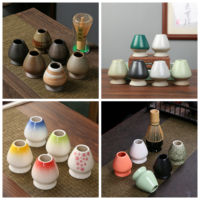 Outils de cérémonie du Matcha faits à la main avec logo personnalisé 4-7-9 pièces Ensemble de fouet japonais pour Matcha Fouet en bambou naturel personnalisé