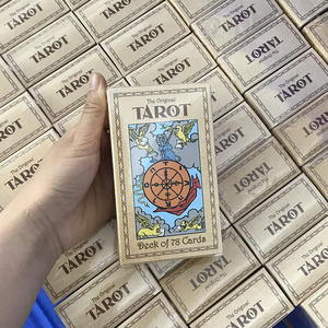 Поо купить бумажный Таро колода с книжным подарком кардридер комплект Таро ручной пользовательский Таро - Product Image 4
