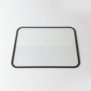 Panel de Vidrio con Borde Negro Cuadrado Personalizado de Fábrica, Serigrafía de Alta Calidad a Buen Precio, Vidrio Impreso con Serigrafía <span class=keywords><strong>para</strong></span> Monitor LCD LED - Product Image 1