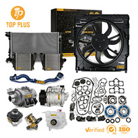 Ventilateur de refroidissement de radiateur sans ailettes pour SUV, référence OE 17428618239 17427634466, pour BMW E70 E71 F15 F16, 400W, ensemble ventilateur de refroidissement de radiateur sans ailettes