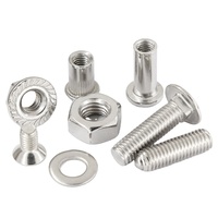 Parafusos de Flange Sextavados CNC Personalizados Grau 8.8 10.9 em Aço Inoxidável com Soquete, Porcas e Parafusos Sextavados, Usinagem Durável por Eletroerosão a Fio e Brochagem