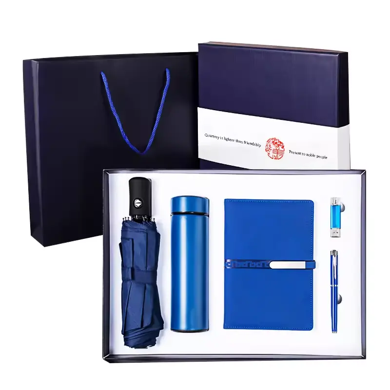 2024 Luxury Corporate Gift Set for Men and Women Promotional Present Items for Business Customizable Promotional Gift Set