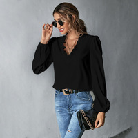 Blusa para Mujer OEM/ODM al por Mayor, Ropa de Mujer de Manga Larga para Primavera/Verano, Diseño Casual de Moda