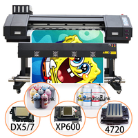 Printer Stiker Vinyl Kualitas Terbaik Roll to Roll dengan Mesin Cutting Plotter 0.7m 1.3m untuk Usaha Kecil Printer Eco Solvent