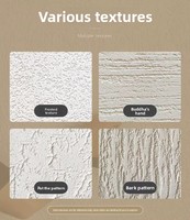 Peinture murale Graffiato, peinture murale intérieure, revêtement liquide acrylique respectueux de l'environnement, imperméable, anti-moisissure